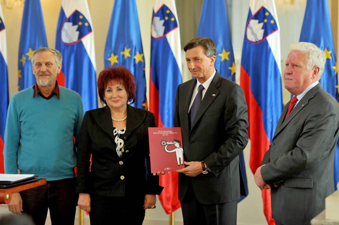 Predsednik republike ob dnevu človekovih pravic in ob 20. obletnici Varuha človekovih pravic Republike Slovenije priredil sprejem v Predsedniški palači